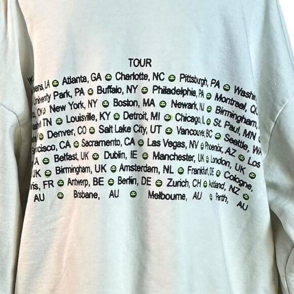 Billie Eilish Official Merch Happier Than Ever 2022 World Tour Hoodie Size Large - Picture 4 of 10